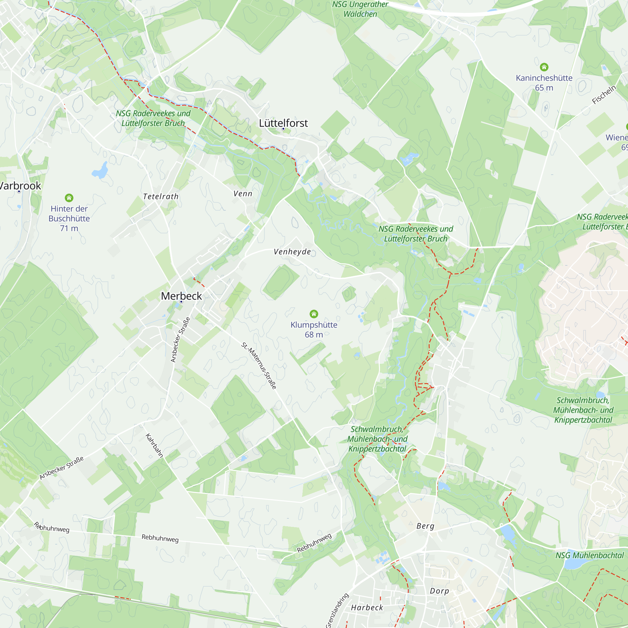 Klumpshütte map