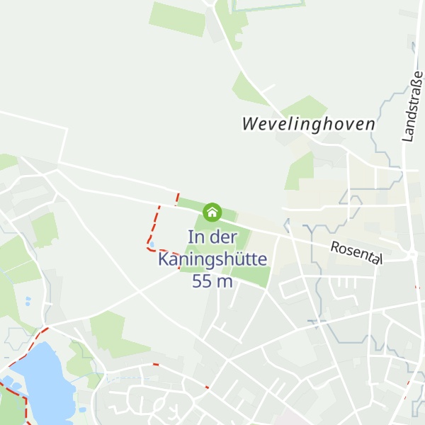Map of In der Kaningshütte