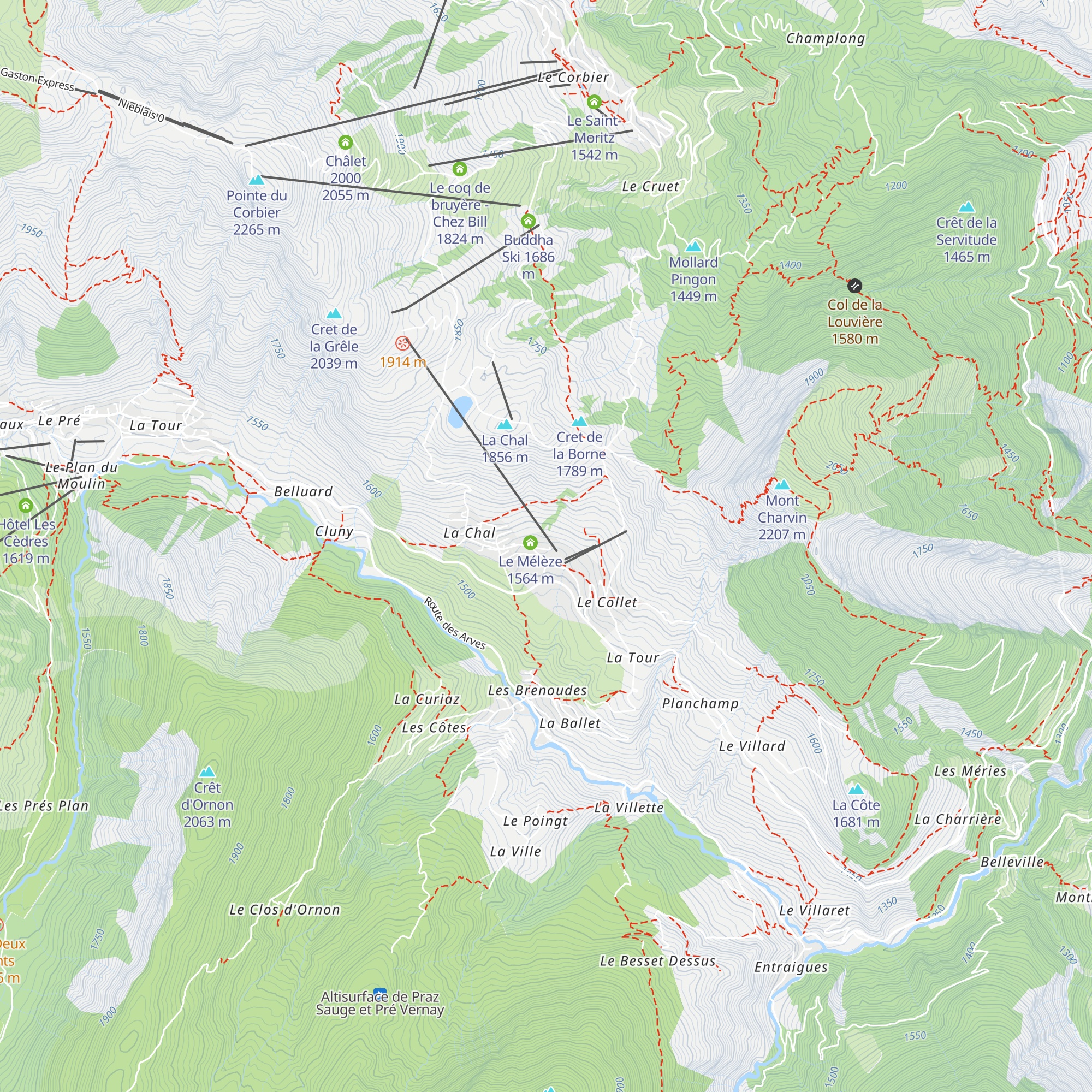 Le Bouj map