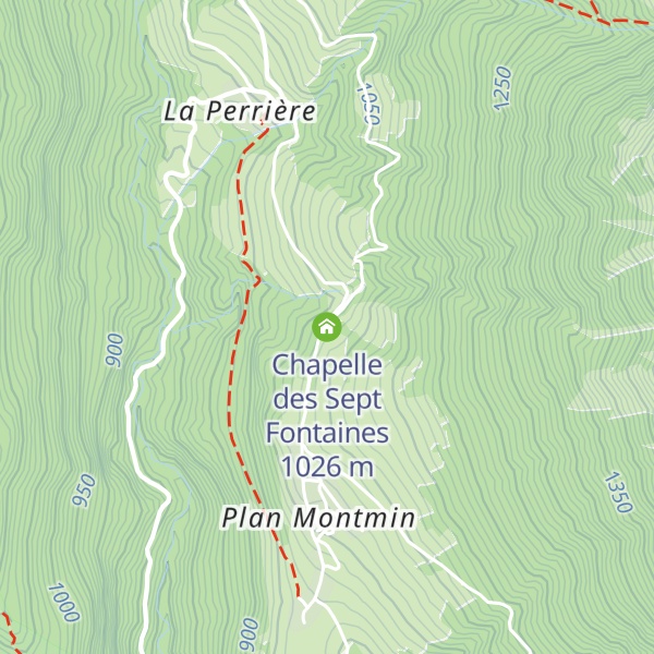 Map of Chapelle des Sept Fontaines