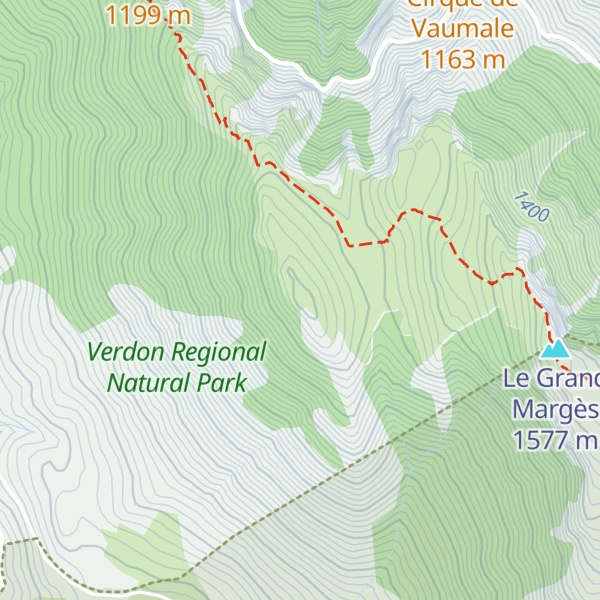 Map of Le Petit Margès