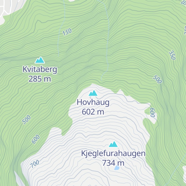 Map of Hovhaug