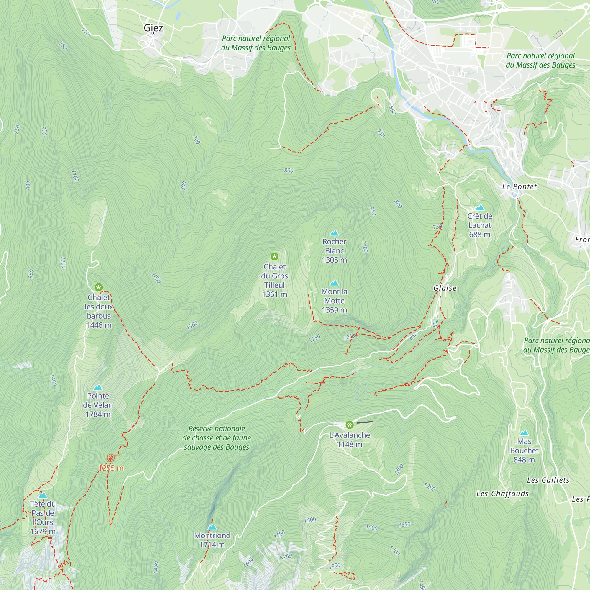 Chalet du Charbon map