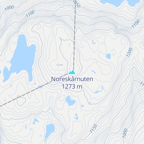 Map of Noreskårnuten