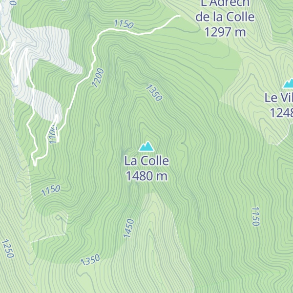 Map of La Colle