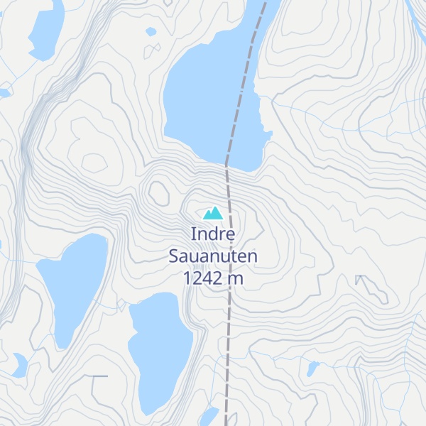 Map of Indre Sauanuten