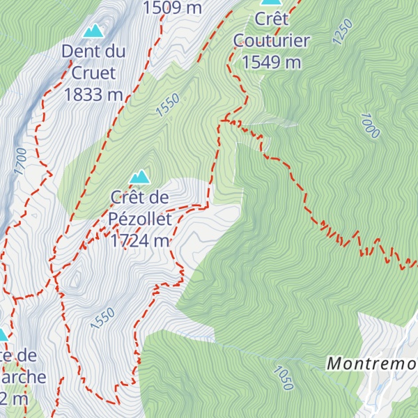 Map of Refuge de Larrieux