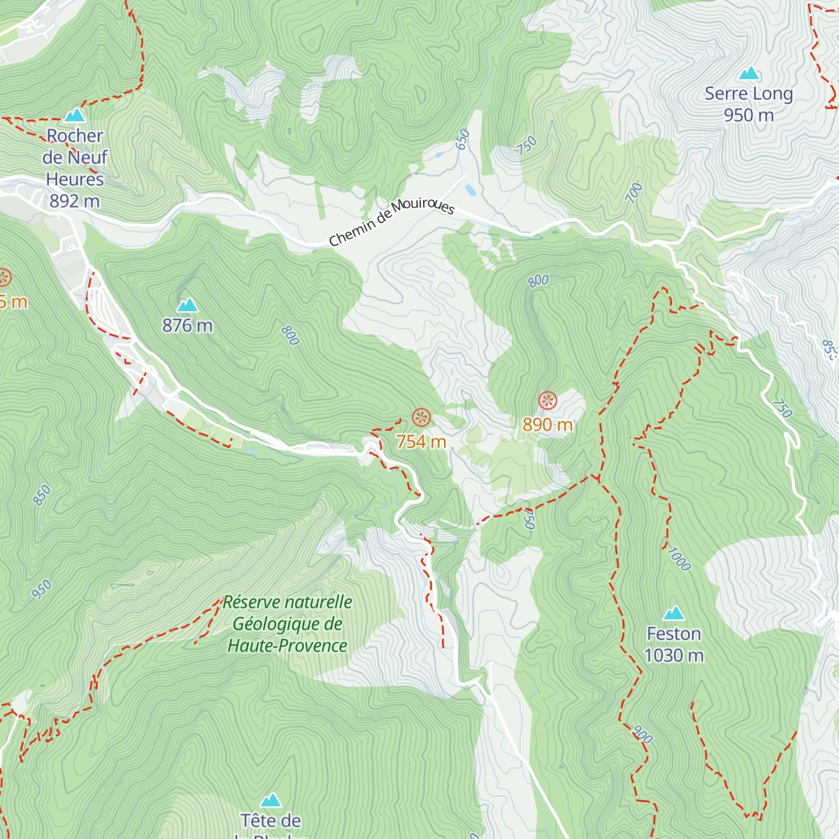 Refuge d'Art Bains thermaux map