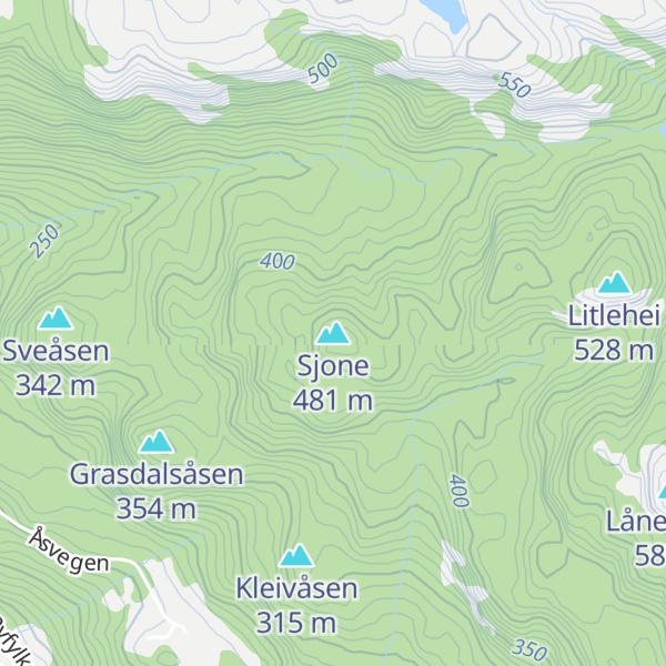 Map of Sjone