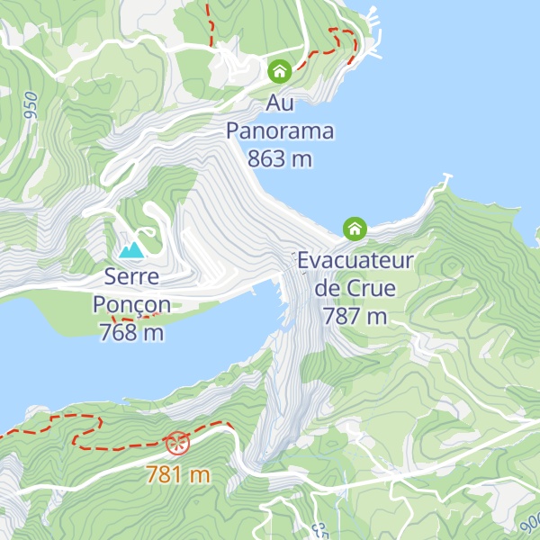 Map of Centrale électrique de Serre-Ponçon