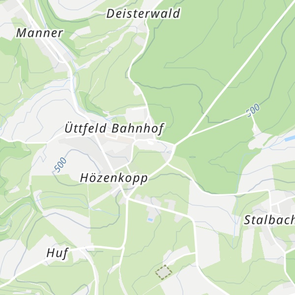 Map of Schutzhütte Üttfeld