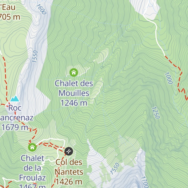 Map of Chalet du Mont