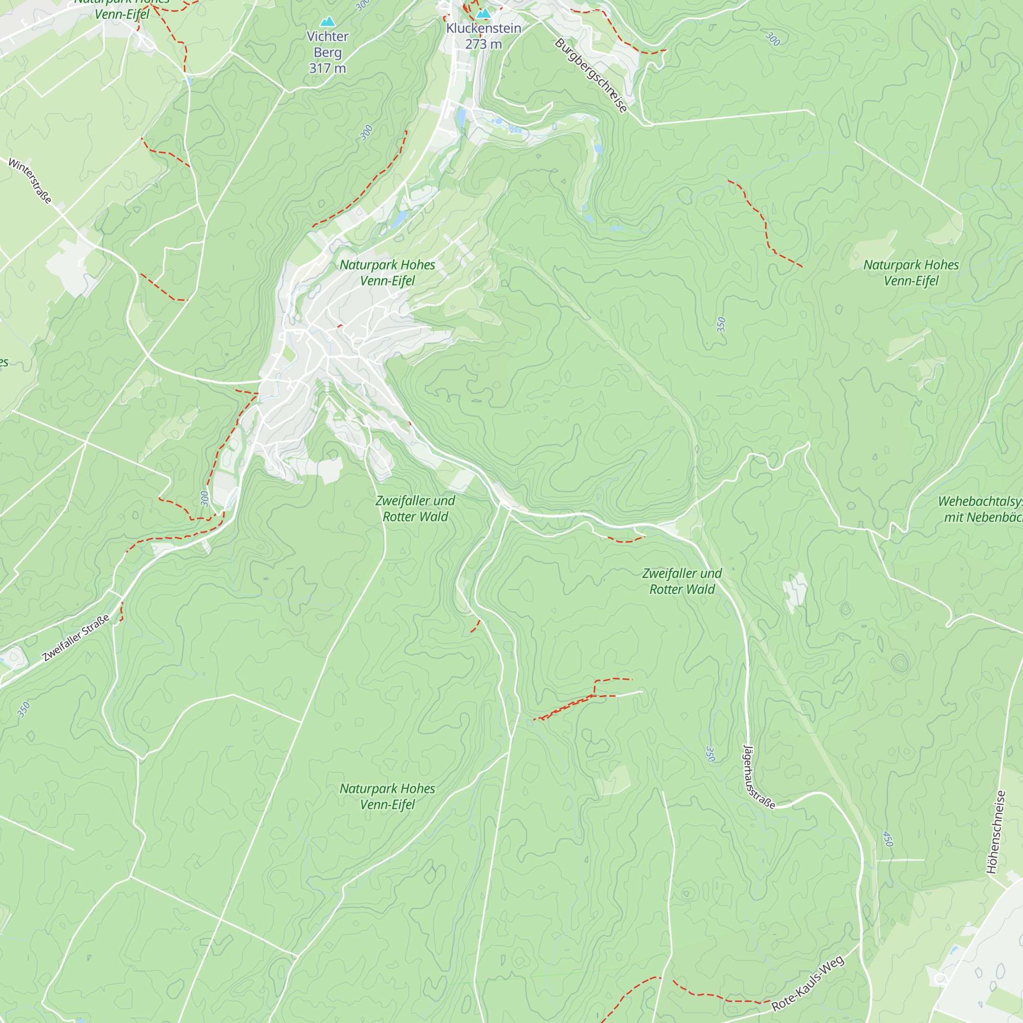 Schutzhütte am Forsthaus Zweifall map