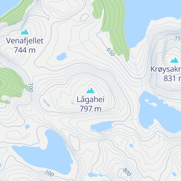 Map of Lågahei