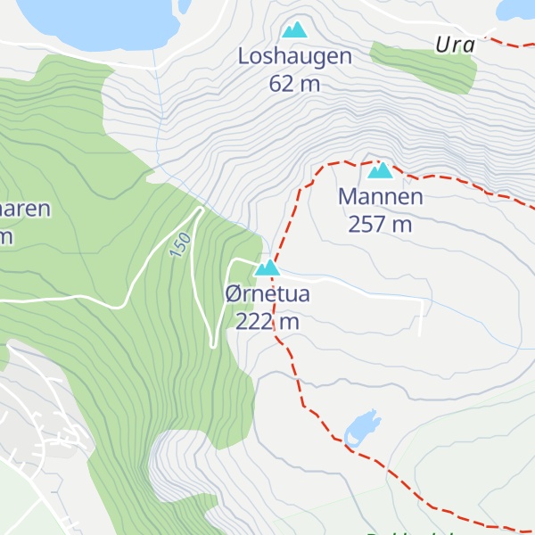 Map of Ørnetua