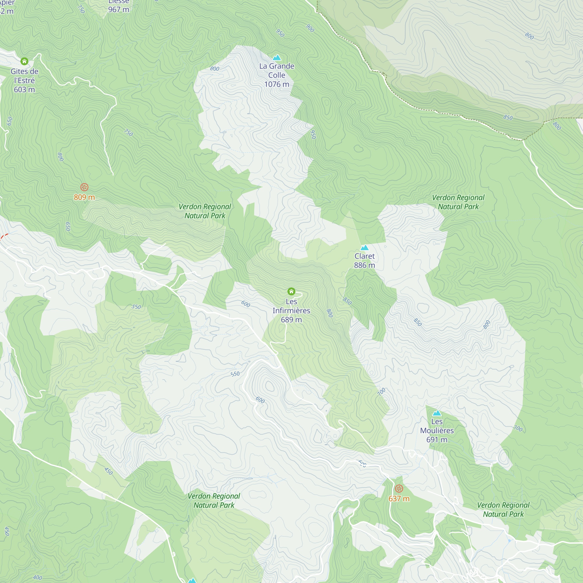 Les Infirmières map