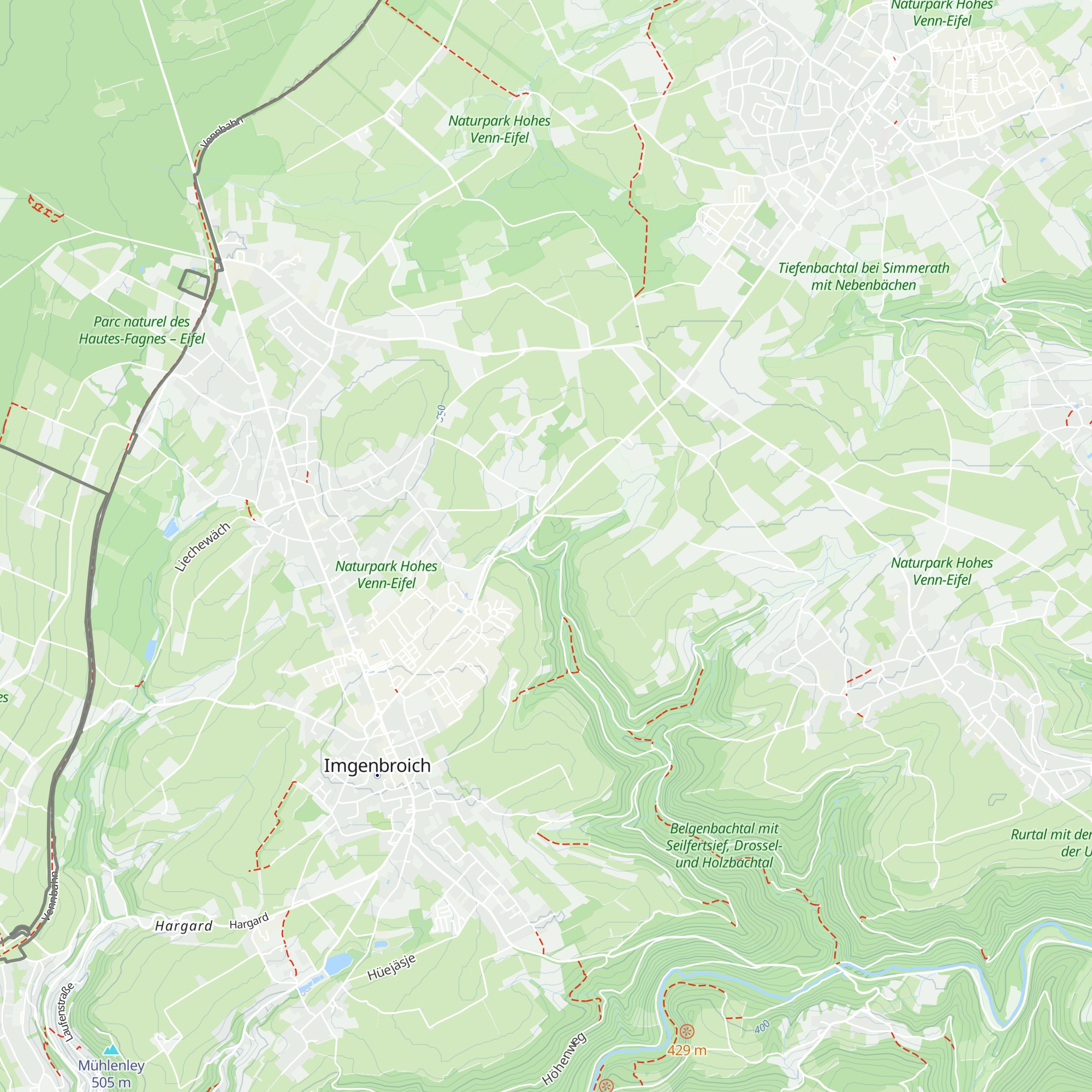 Grillhütte Belgenbach map