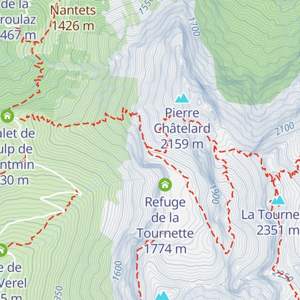 Map of Chalet du Casset