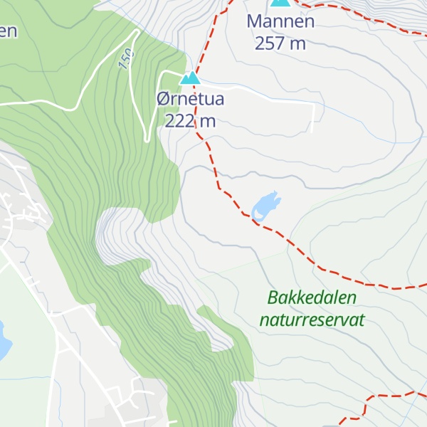 Map of Slettene
