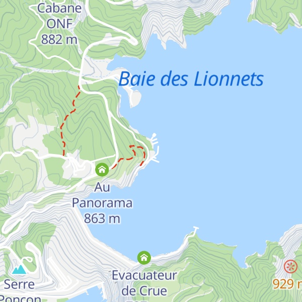 Map of La Pinède