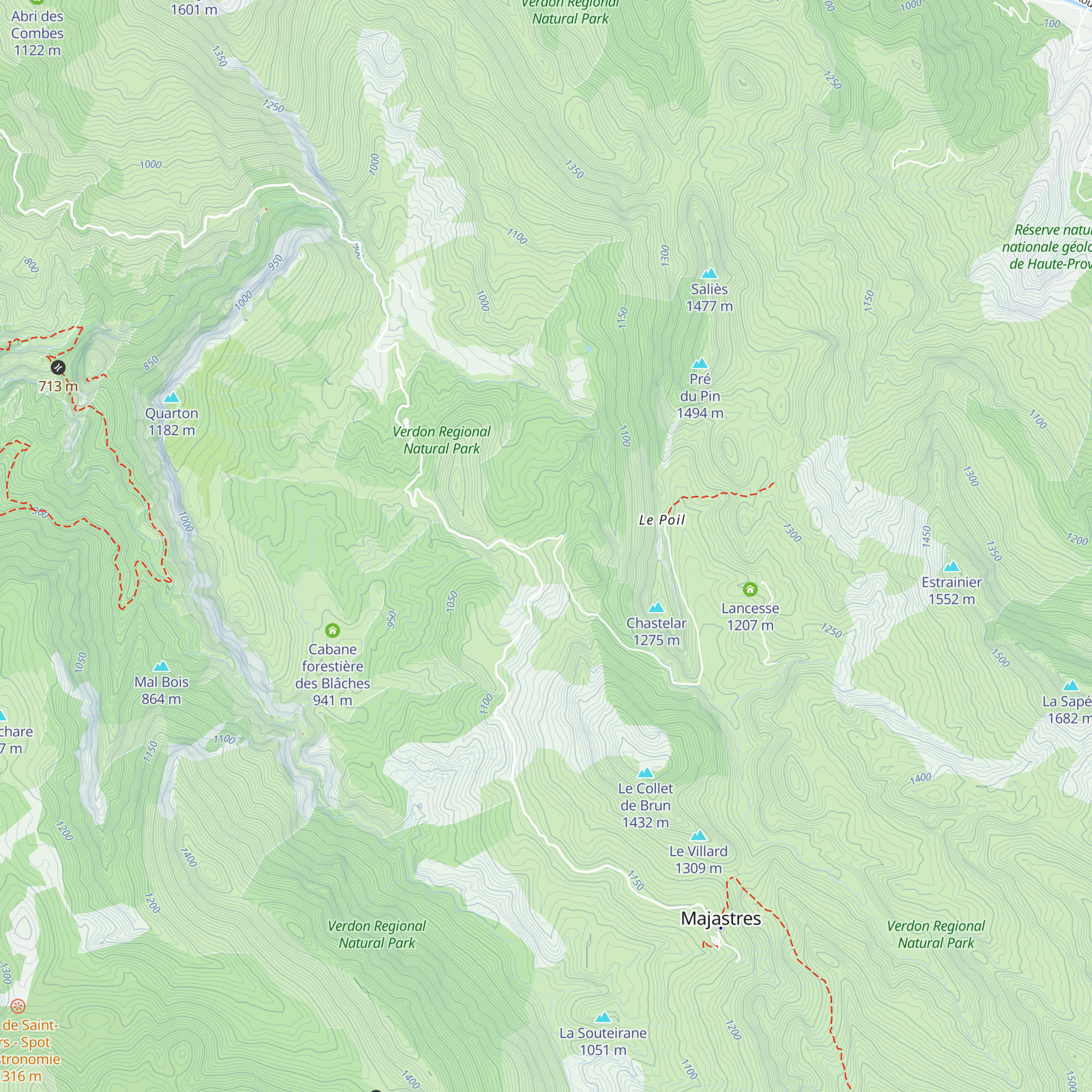 Gîte du Poil map