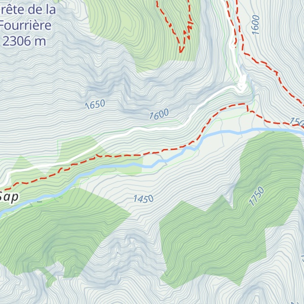 Map of Refuge du Clot - Xavier Blanc