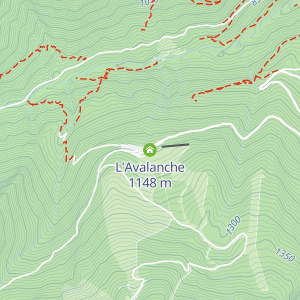 Map of L'Avalanche