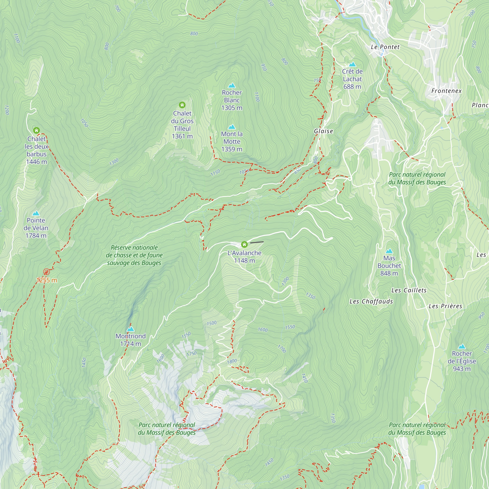 L'Avalanche map