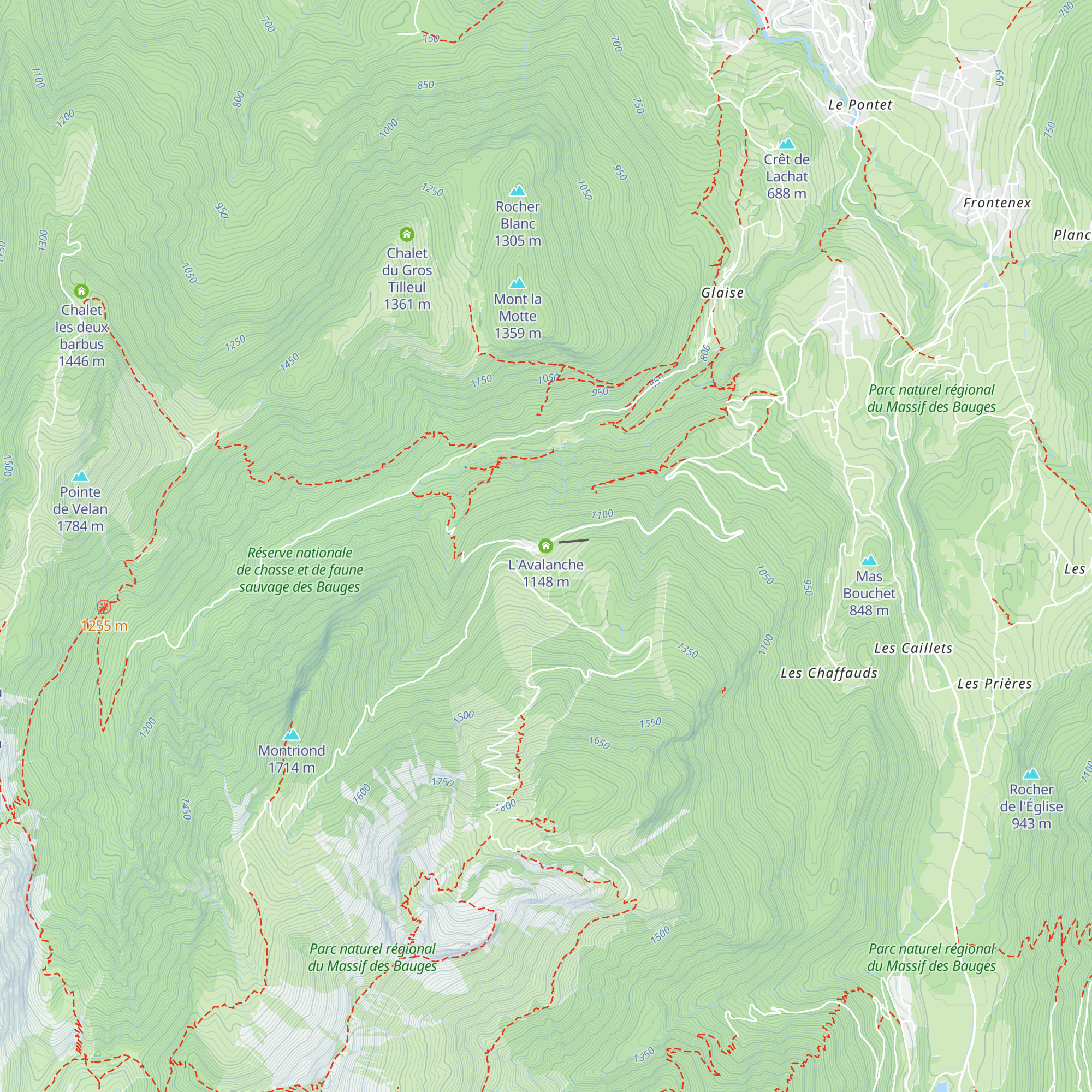 L'Avalanche map