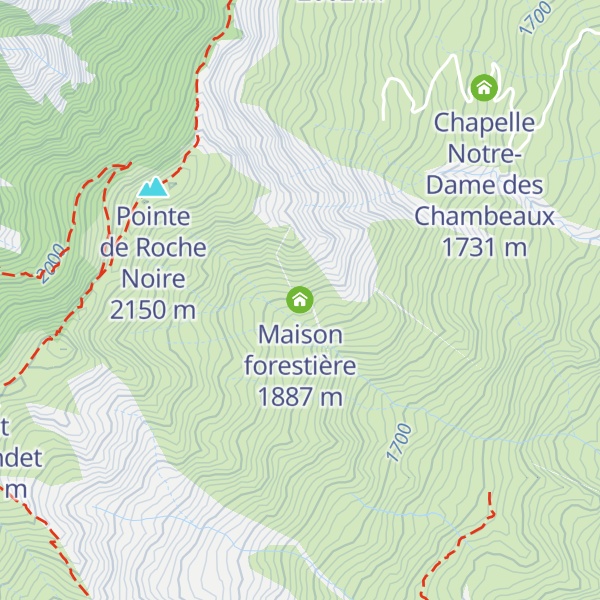 Map of Maison forestière