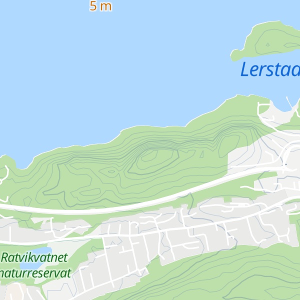 Map of Høgnakken