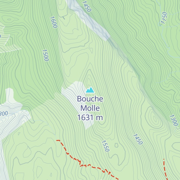 Map of Bouche Molle