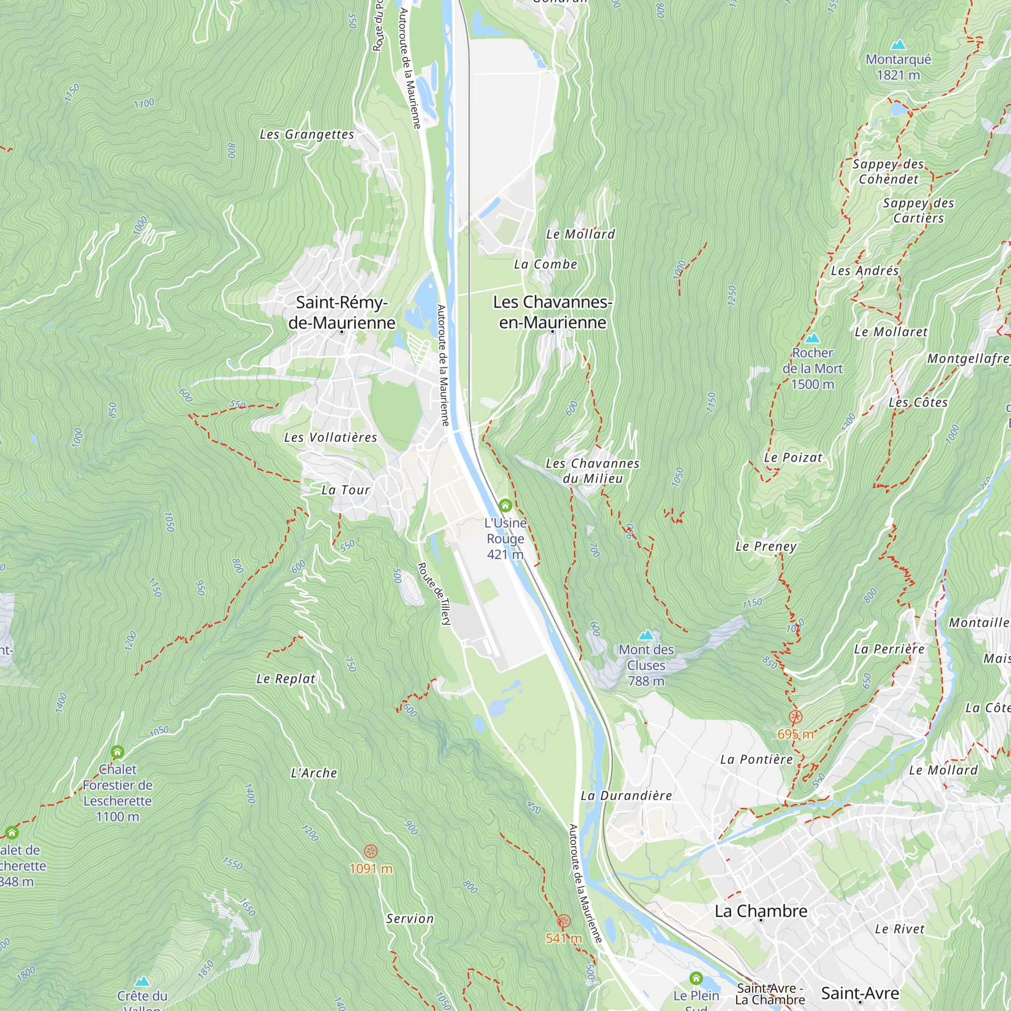 L'Usine Rouge map