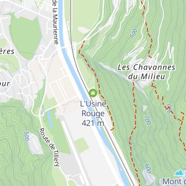 Map of L'Usine Rouge