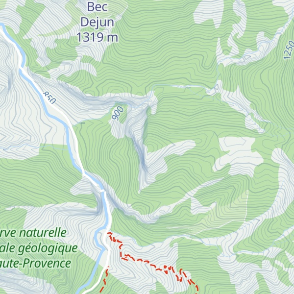 Map of La Maurière