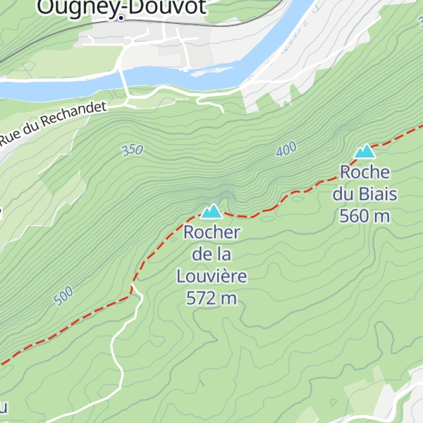 Map of Rocher de la Louvière