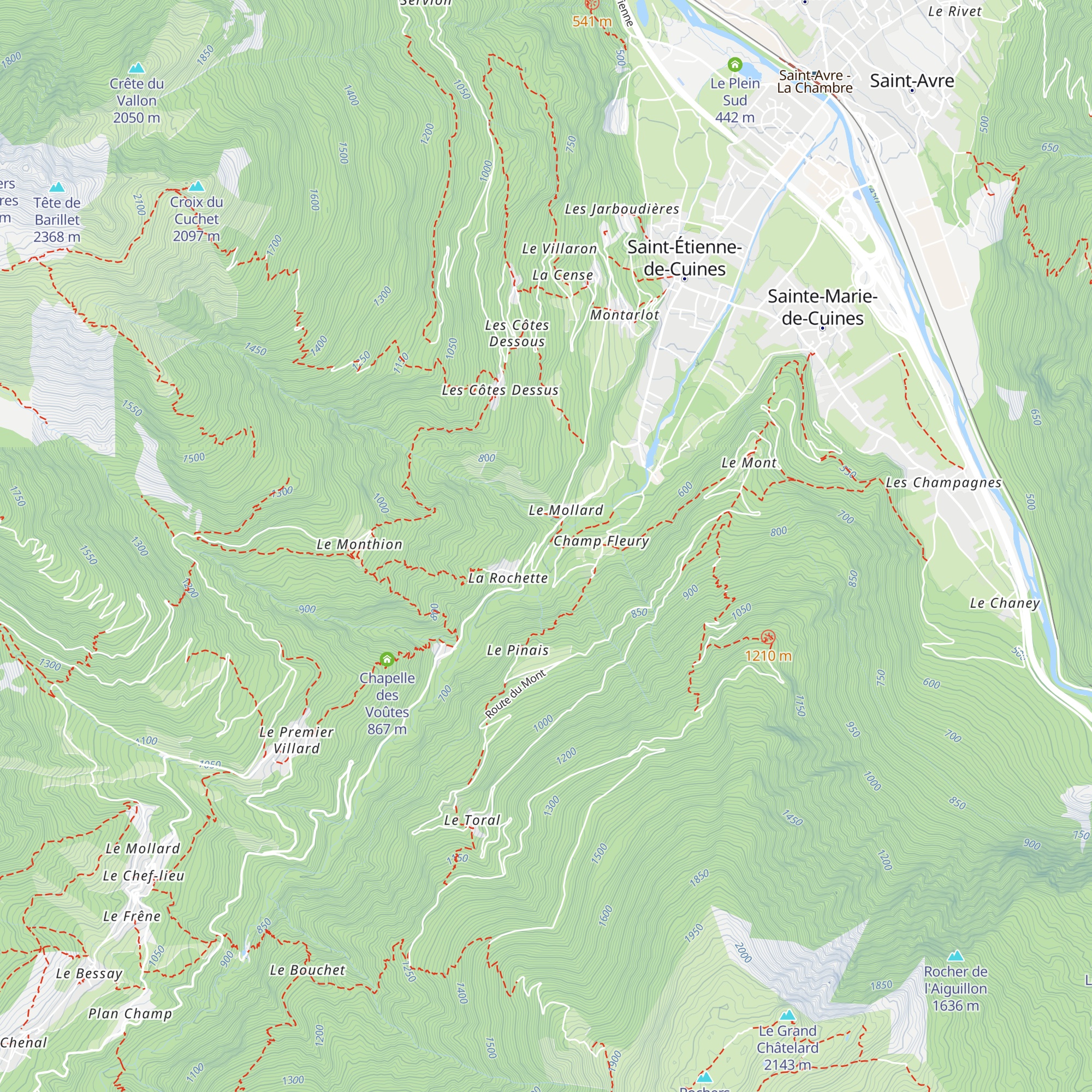 Centrale hydroelectrique du Bacheux map