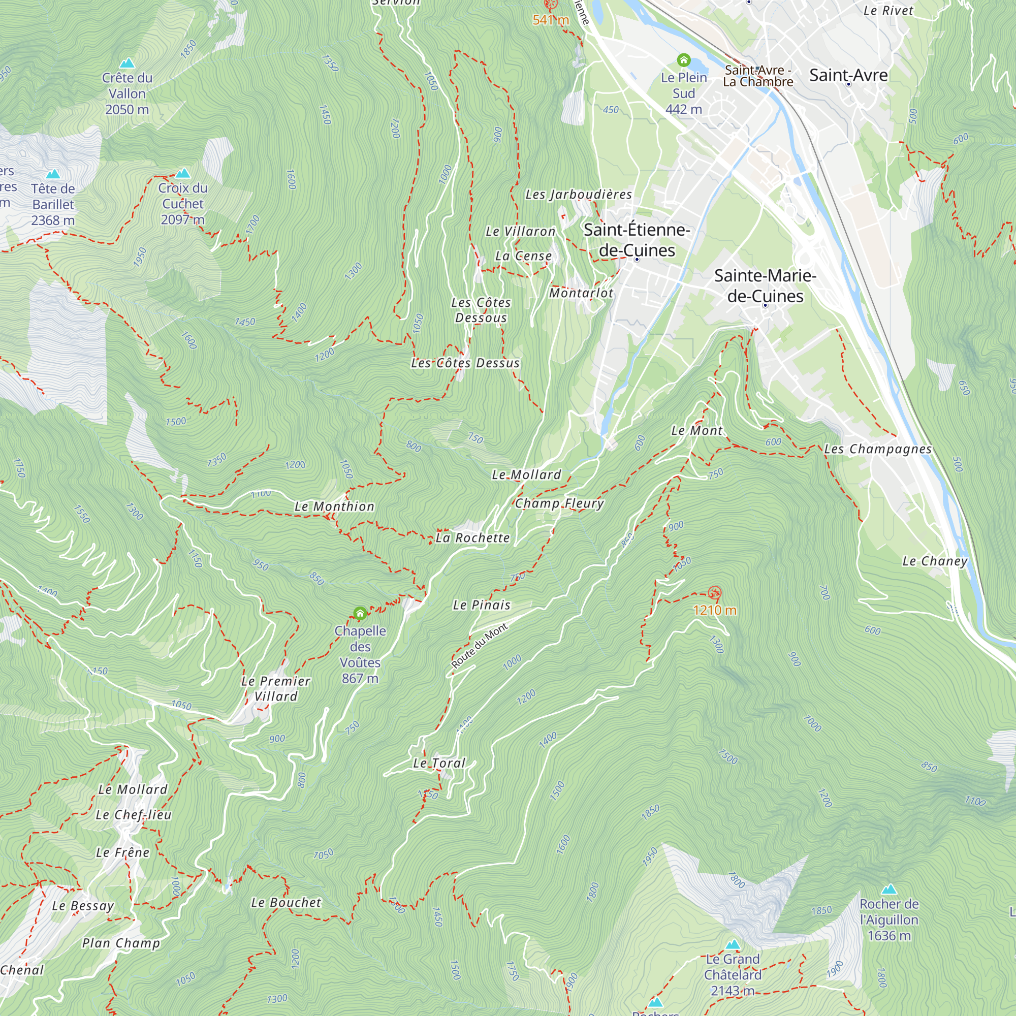 Centrale hydroelectrique du Bacheux map