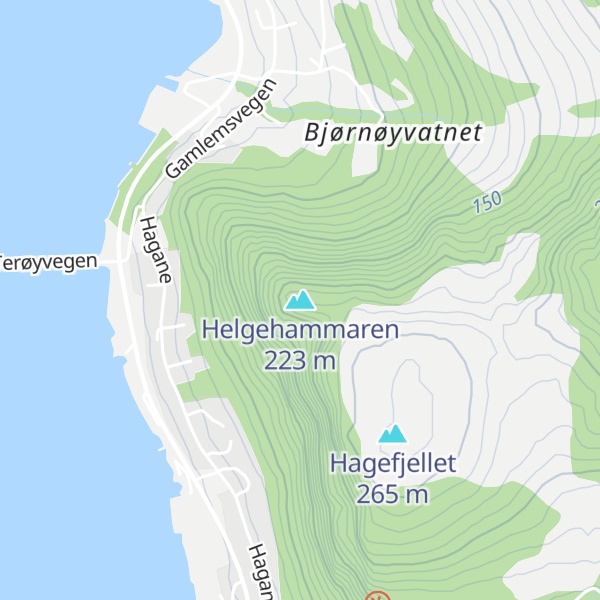 Map of Helgehammaren