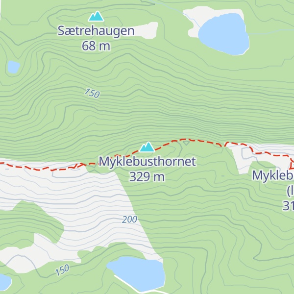 Map of Myklebusthornet