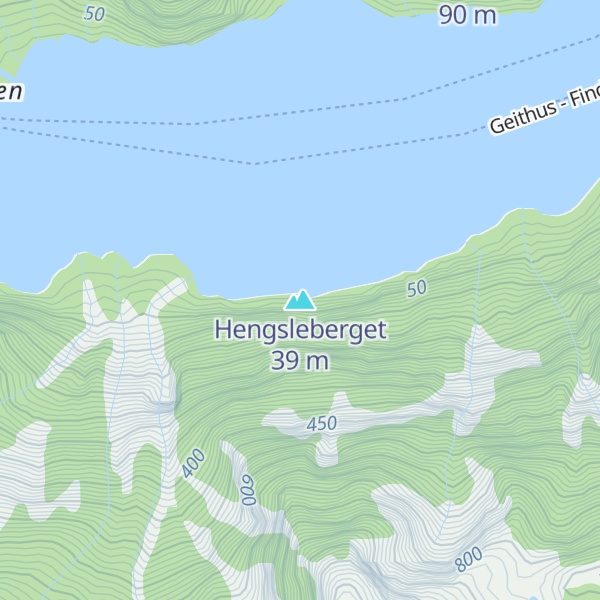 Map of Hengsleberget