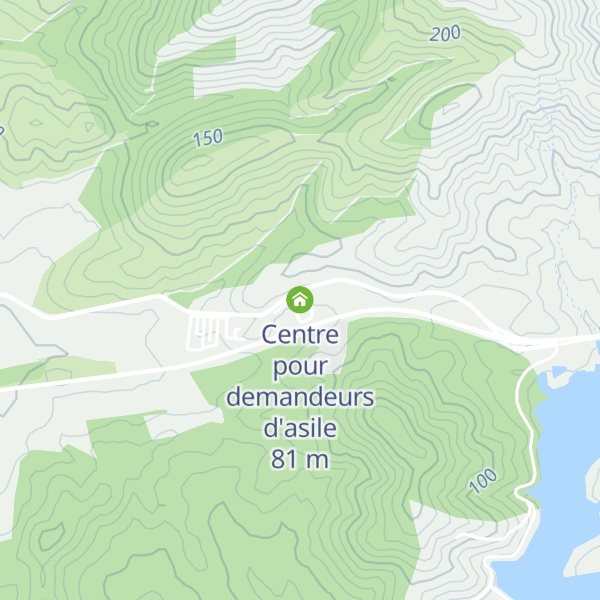 Map of Centre pour demandeurs d'asile