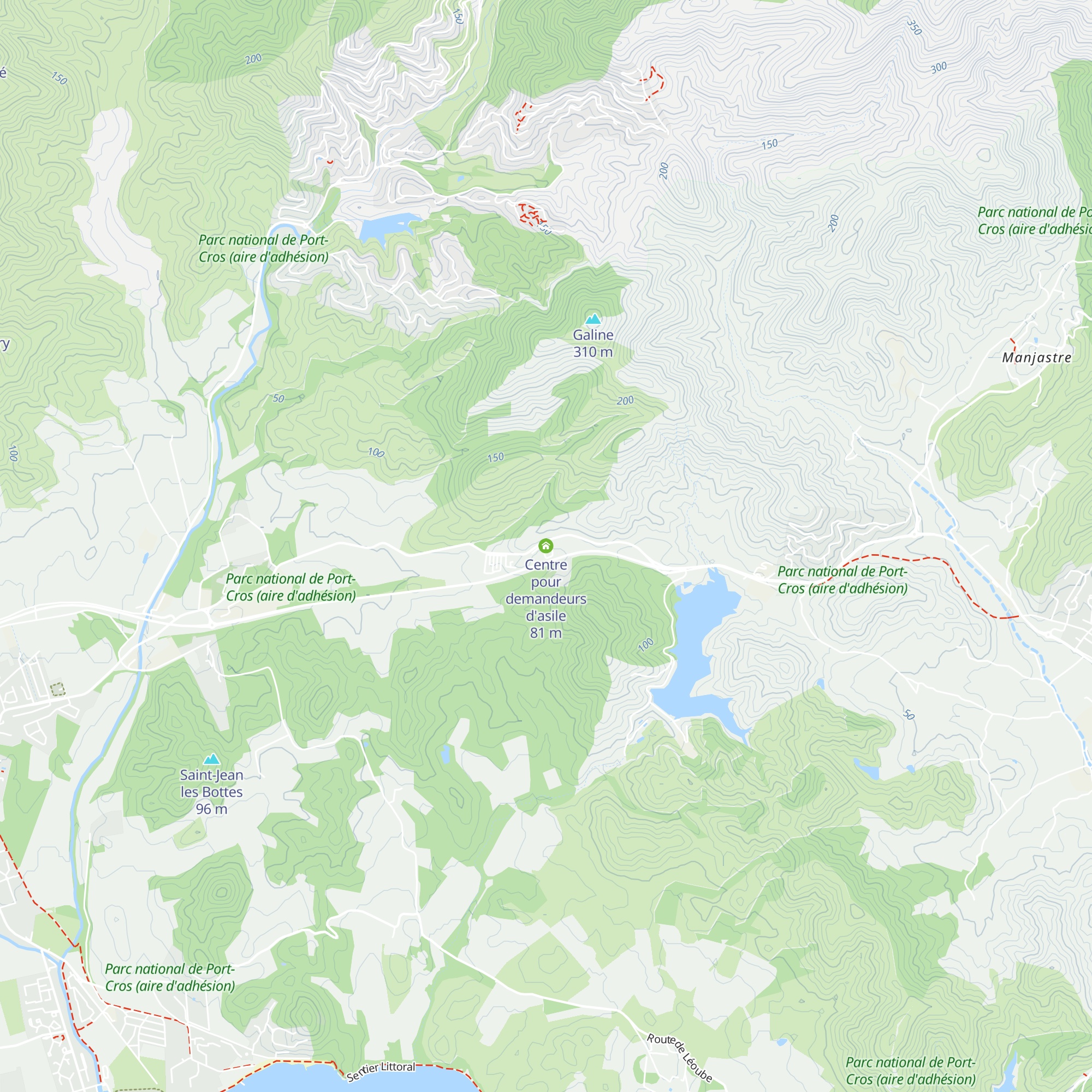 Centre pour demandeurs d'asile map
