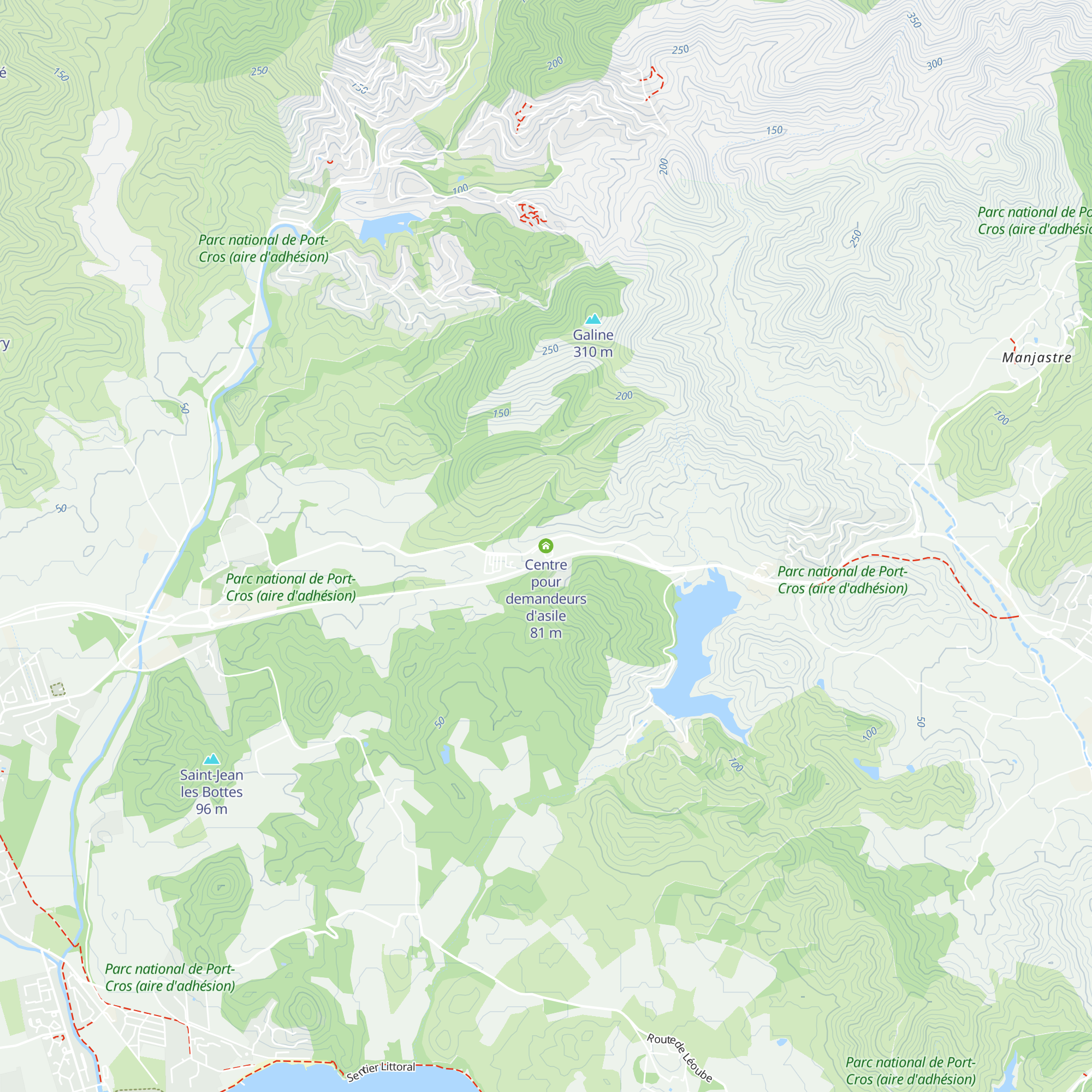 Centre pour demandeurs d'asile map