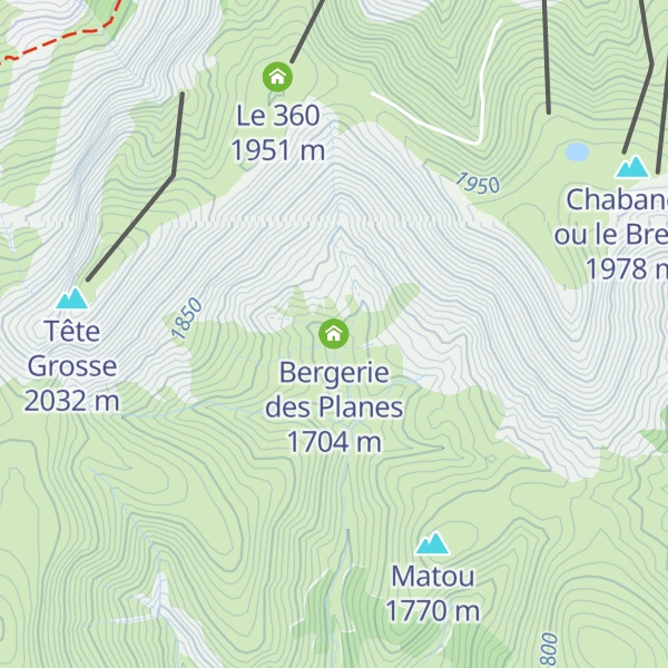 Map of Bergerie des Planes