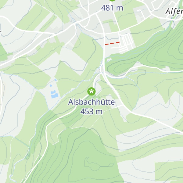 Map of Alsbachhütte