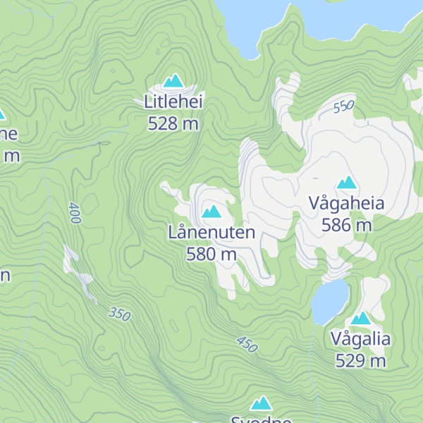 Map of Lånenuten