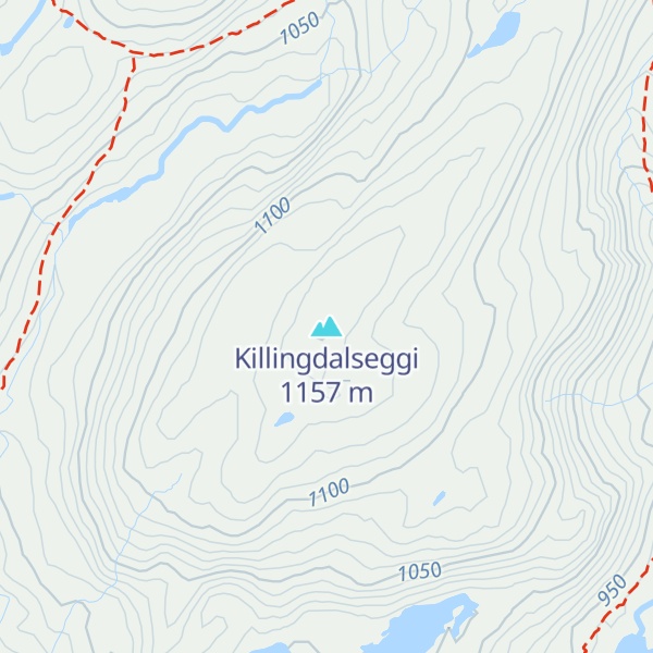 Map of Killingdalseggi
