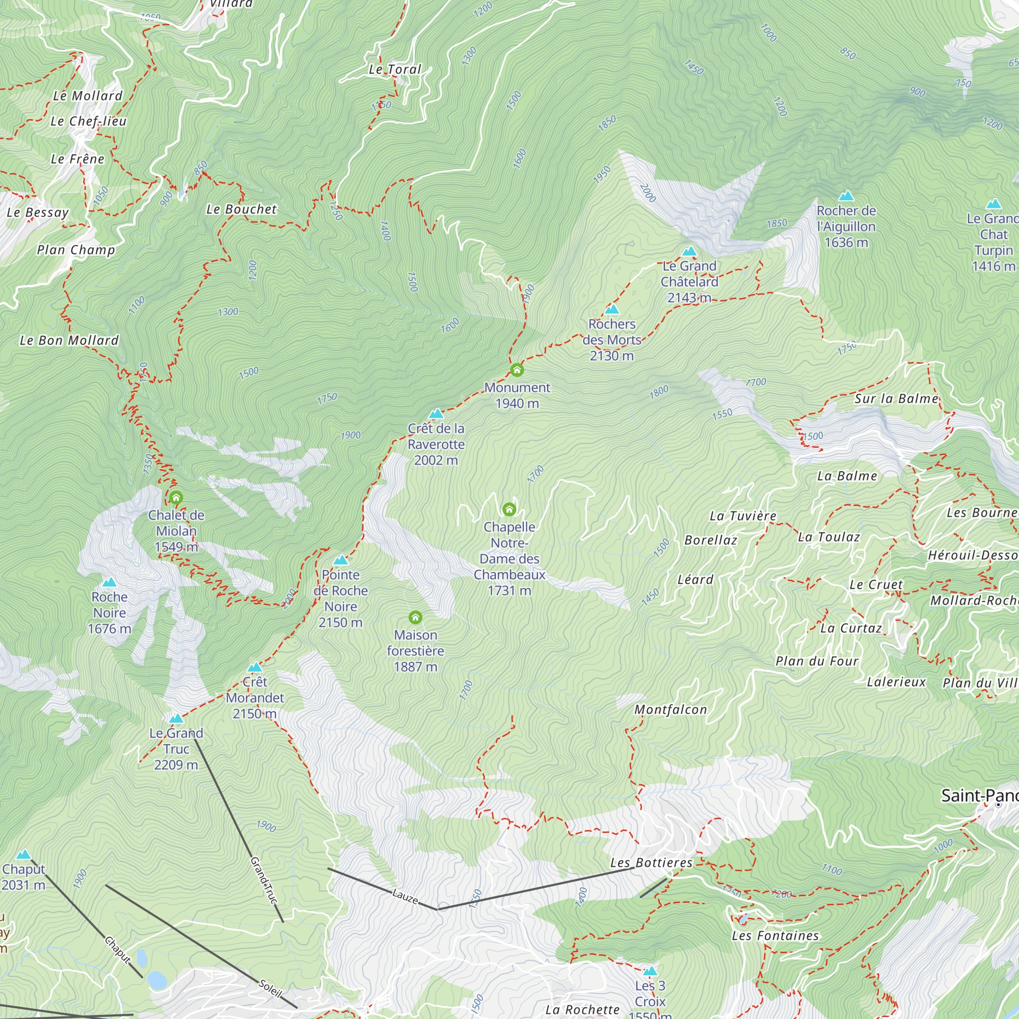 Chapelle Notre-Dame des Chambeaux map