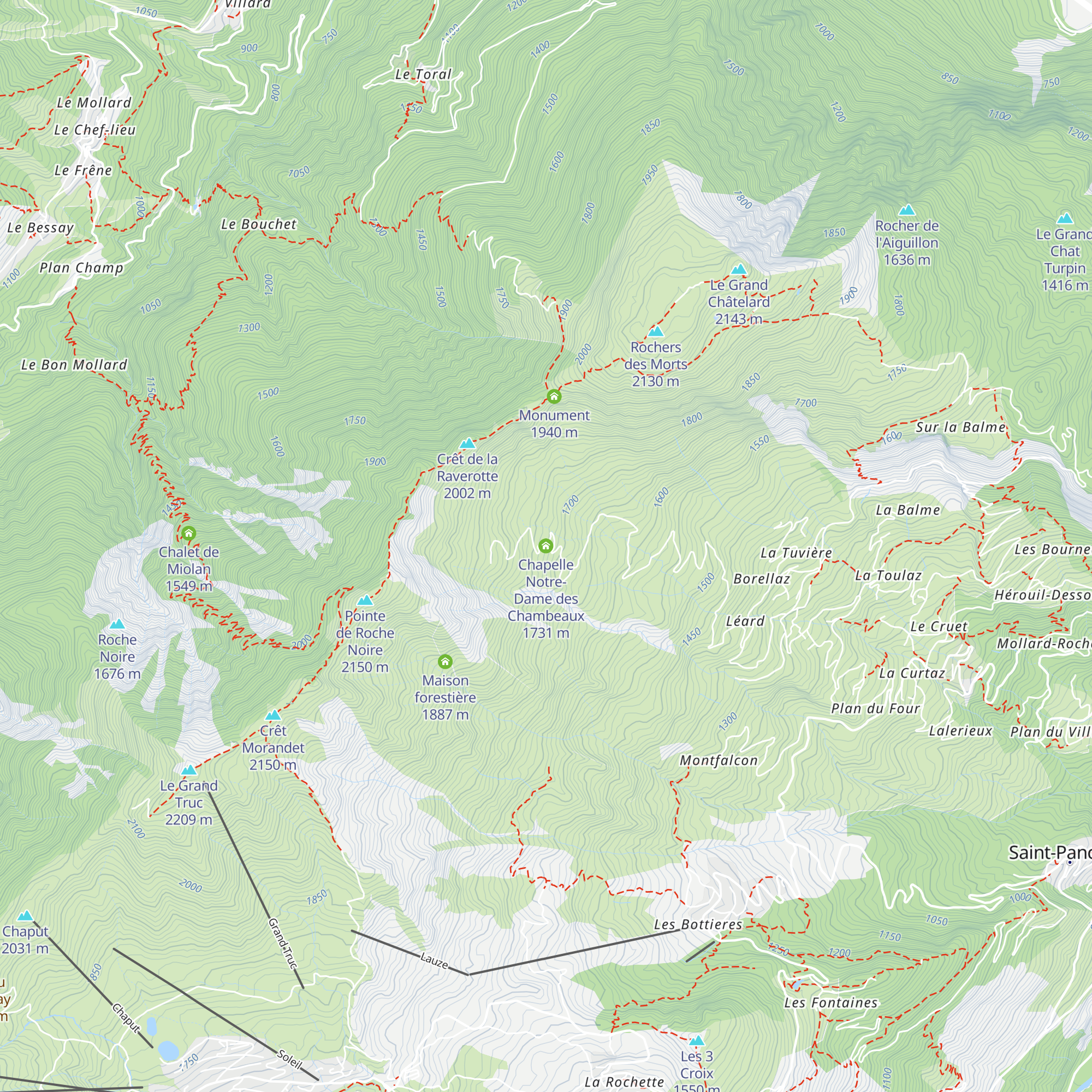 Chapelle Notre-Dame des Chambeaux map